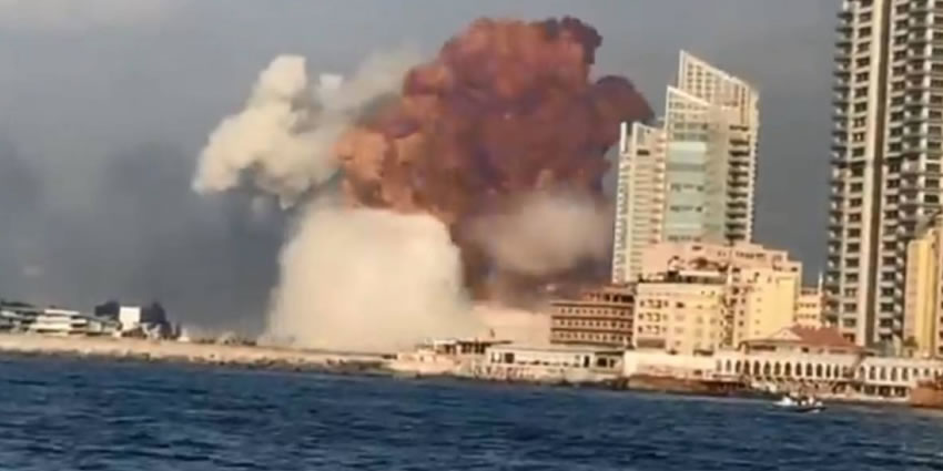 explosão no Líbano