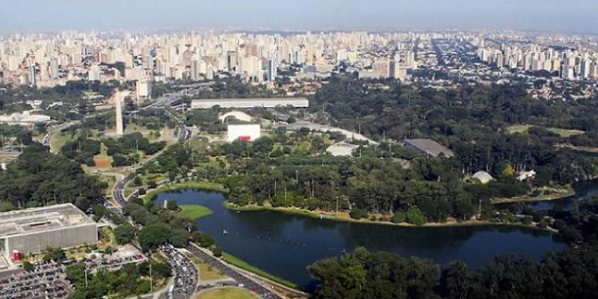 Parque do Ibirapuera em São Paulo